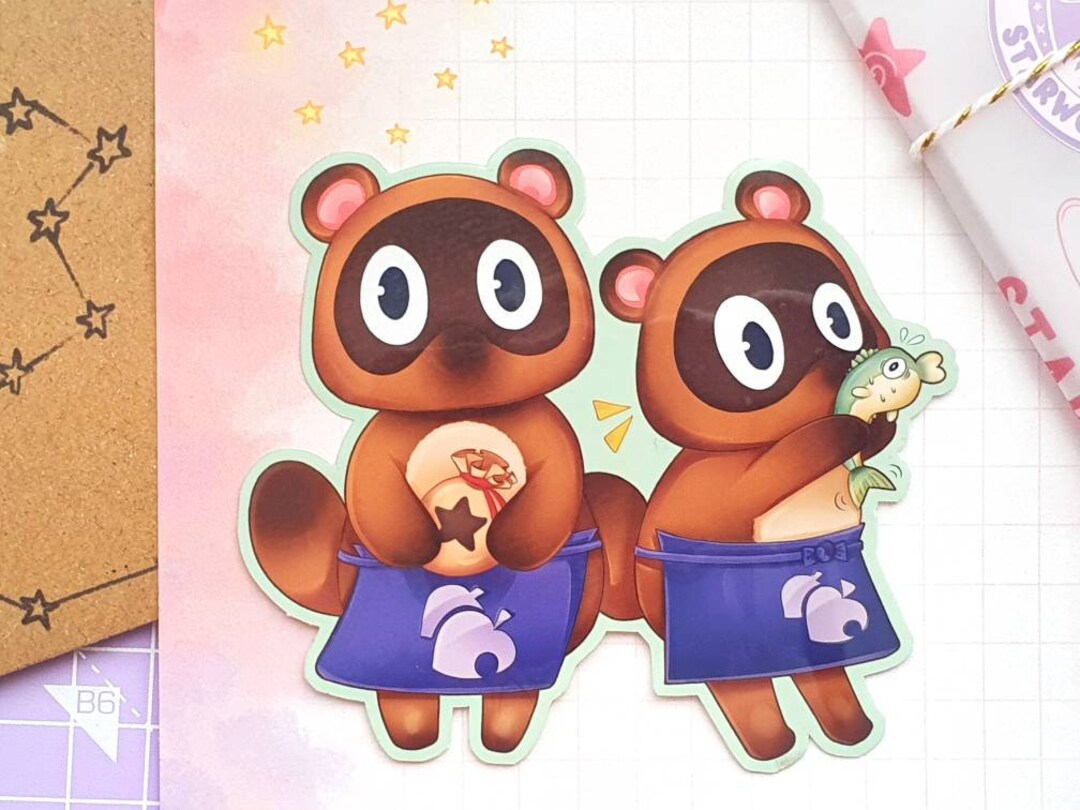 アニマルクロッシング ティミー トミー ヌーク ステッカー 防水 - Etsy 