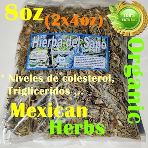 Hierba del sapo, Eringo Tea, Hierba del sapo 8oz(2x4oz), Mexican thistle, yerba del sapo  organico !!!