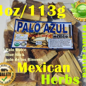 Palo Dulce Te, Blue stick, Palo azul, kidney wood Natural Organic tea/infusion 4oz !!!