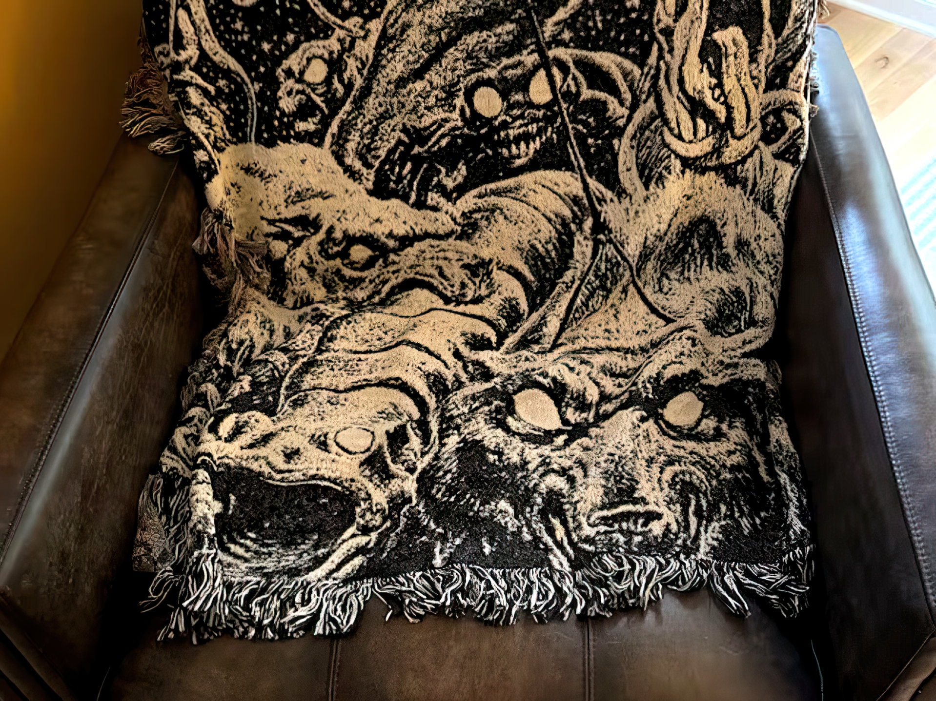 Retro Sci Fi Monsters Horror Comic Woven Throw Blanket: - Etsy Australia