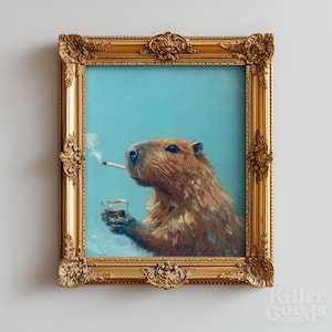 Capybara Smoking