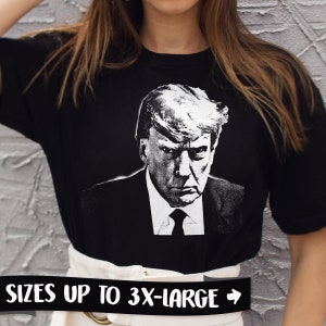 Trump Mugshot T-Shirt: Punk Rock DJT Meme Tee