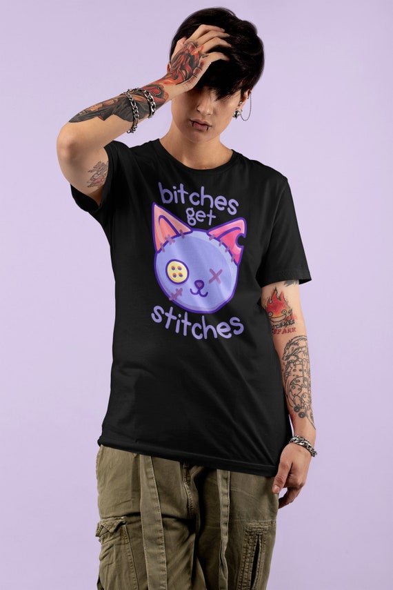 Pastel Goth Clothing Cute Gothic Cat Shirt Soft E Girl Etsy