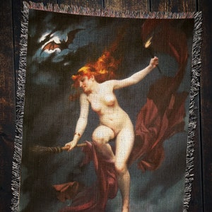 Tenture murale années 50 femme nue, nu féminin période