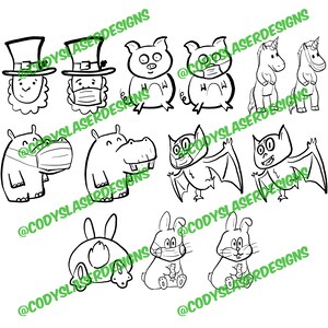 Paquete vectorial enmascarado y desenmascarado