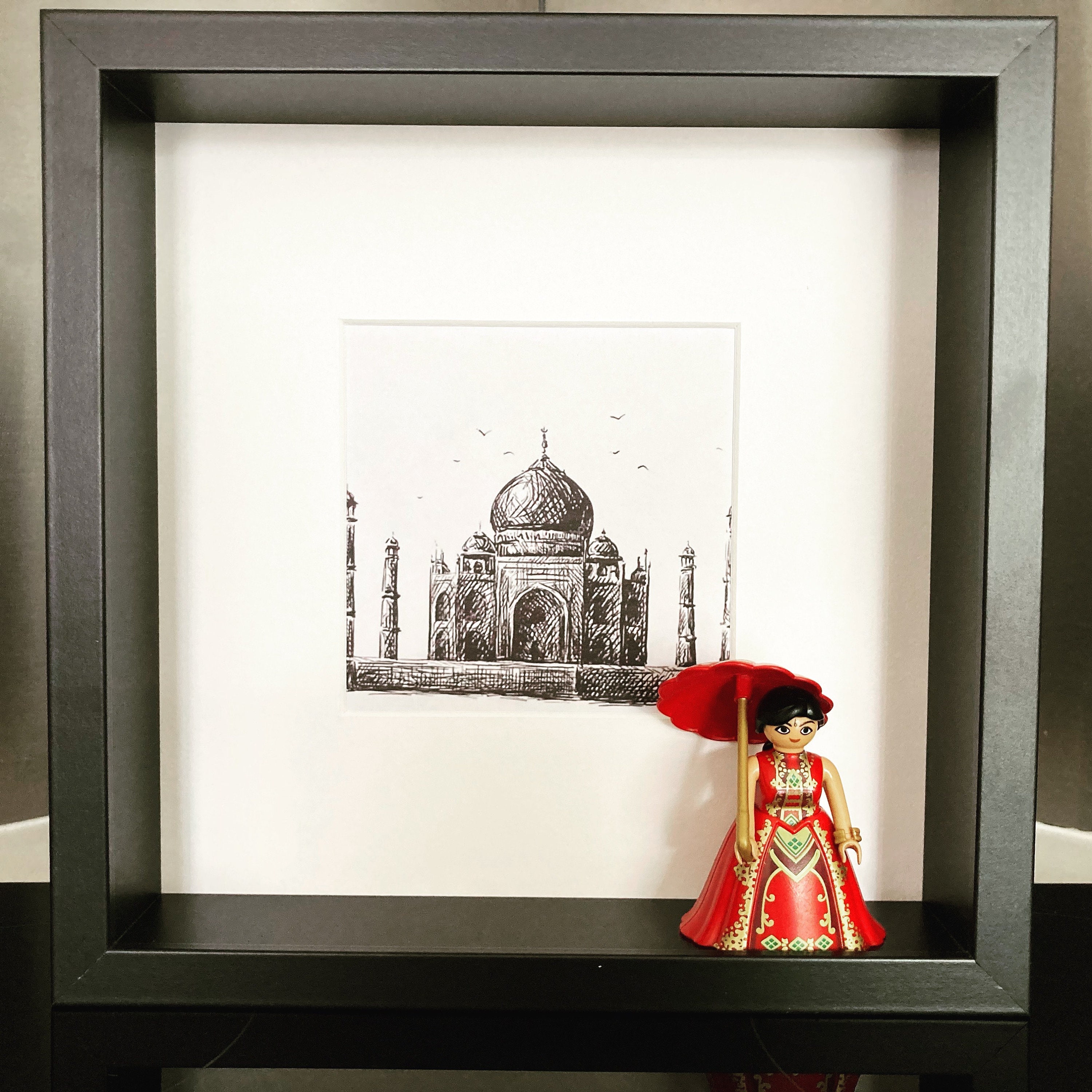Cadre Playmobil Taj Mahal