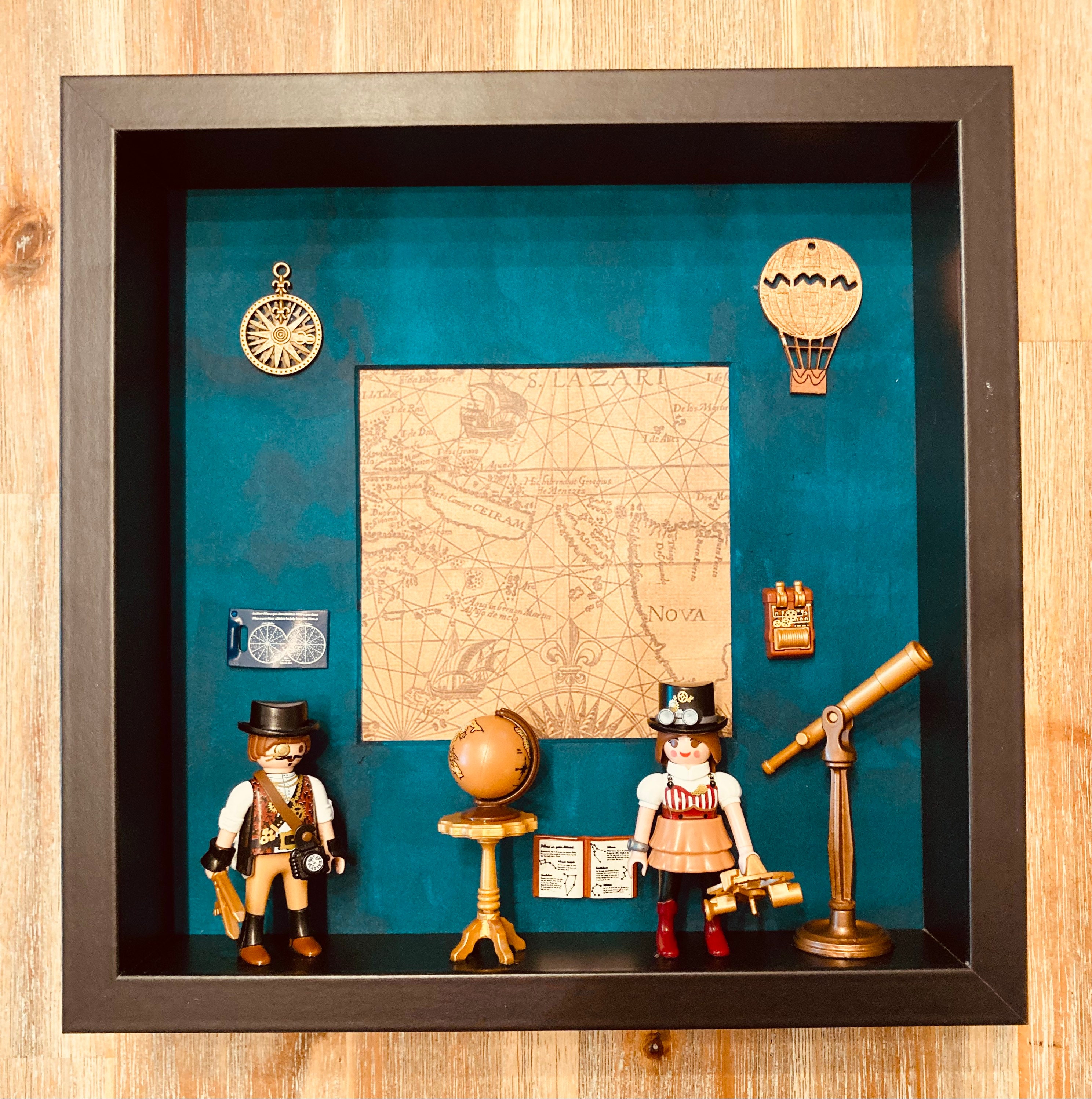 Cadre Steampunk Playmobil Le Voyage