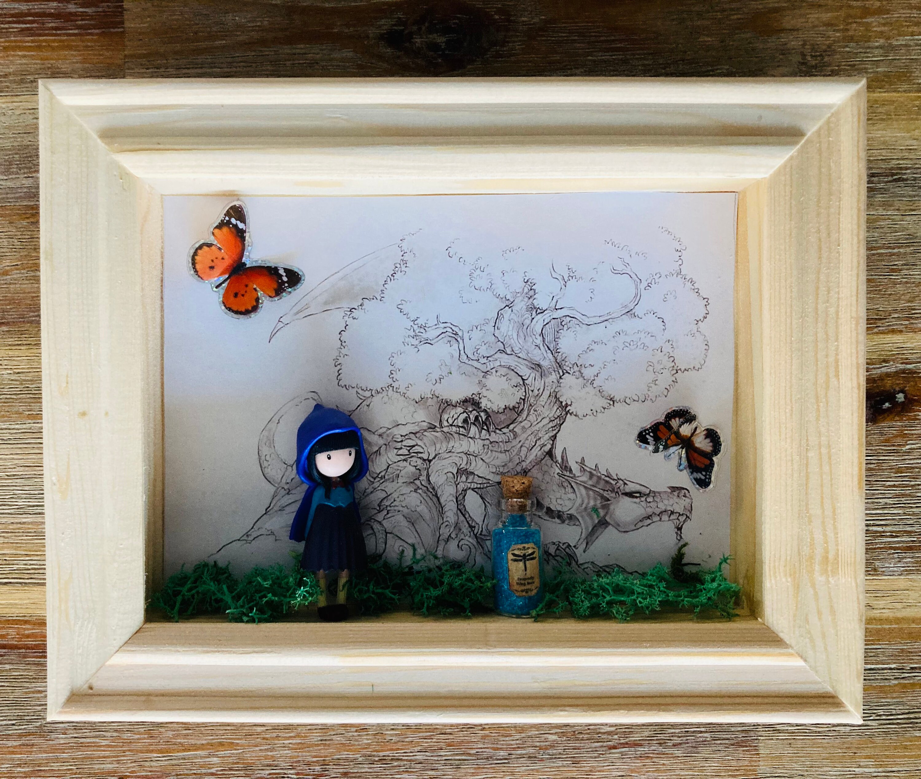 Cadre Gorjuss Dresseuse de Dragon