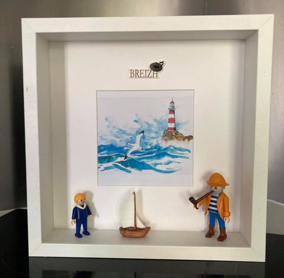 Cadre Playmobil Grand-Père