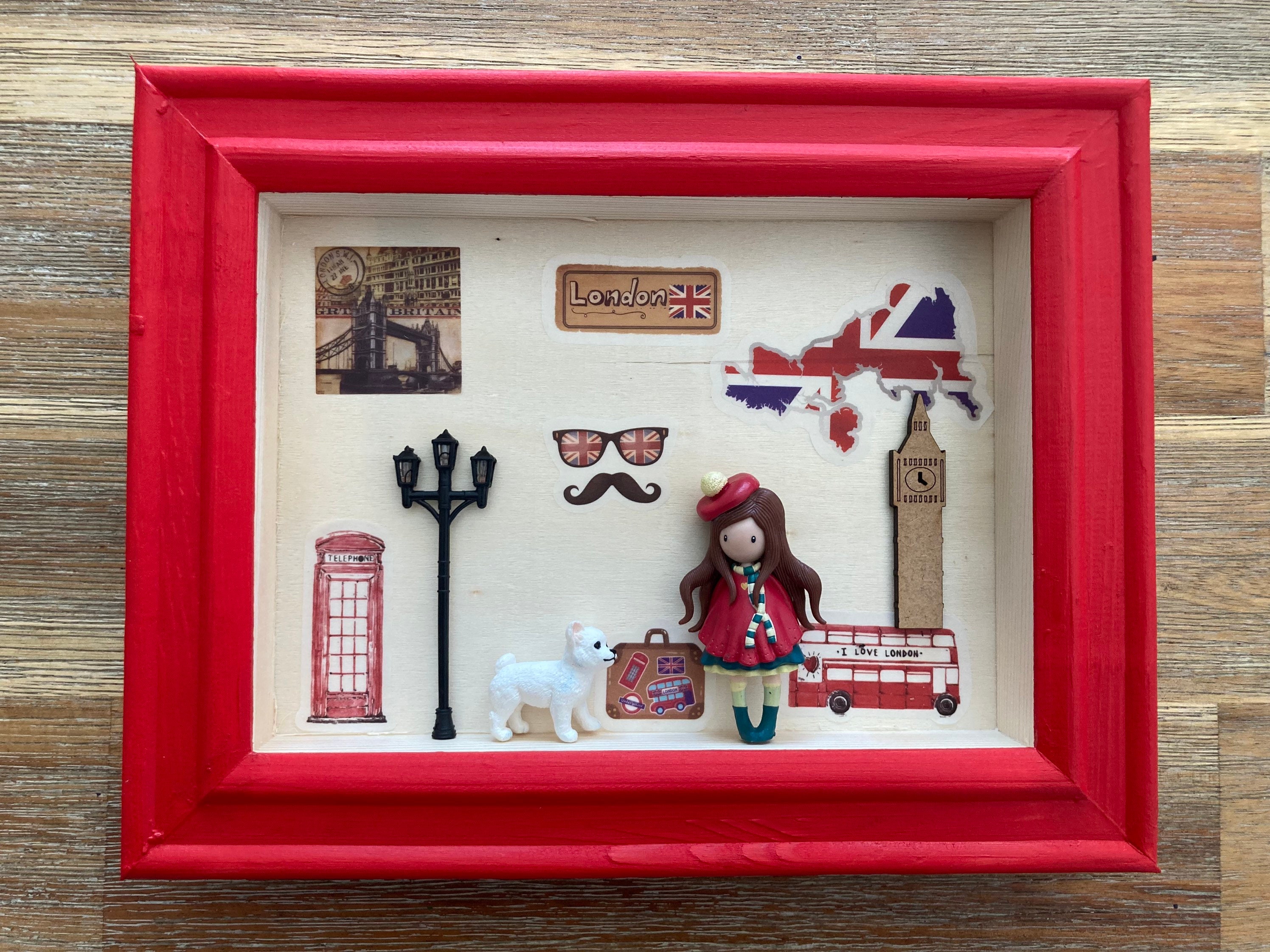 Cadre Gorjuss Carte Postale de Londres