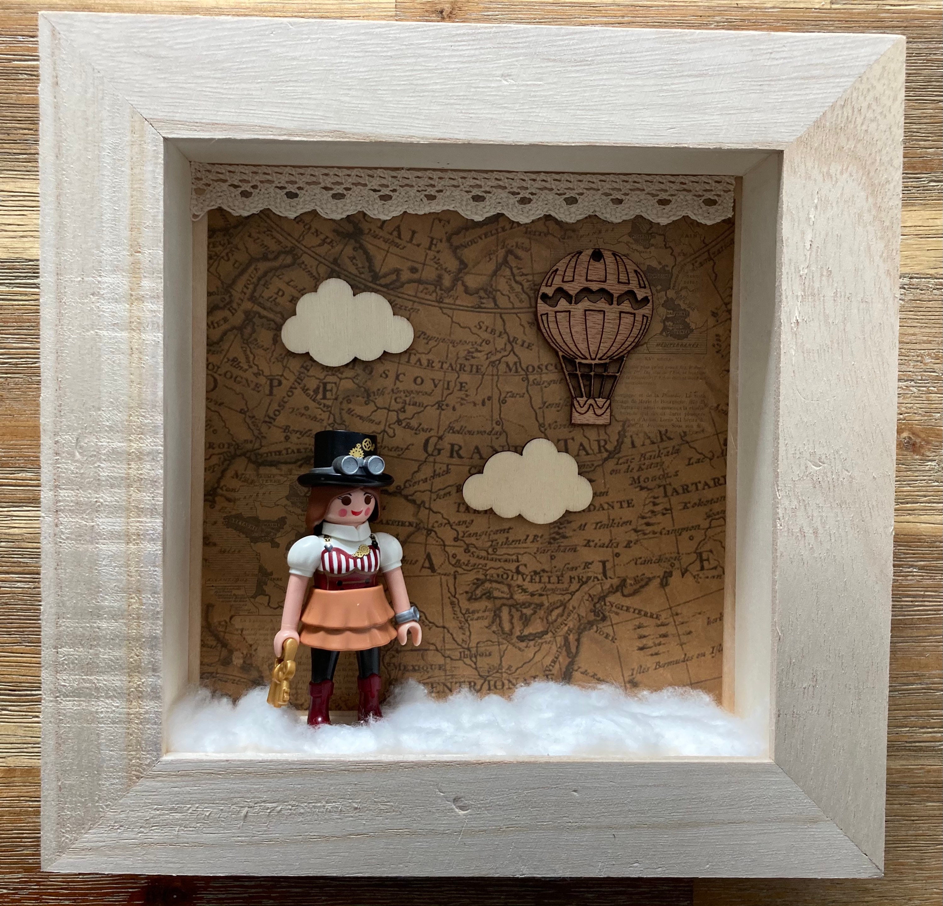 Cadre Playmobil Steampunk.