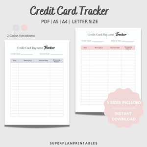 Rastreador de tarjetas de crédito, Rastreador de deudas, Planificador financiero, Rastreador de gastos, Planificador de presupuesto digital, Planificador financiero