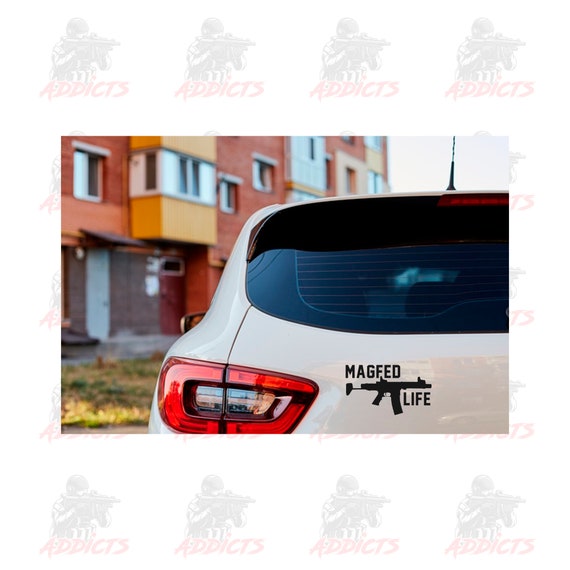 Paintball MagFed vinyl *Black and white*