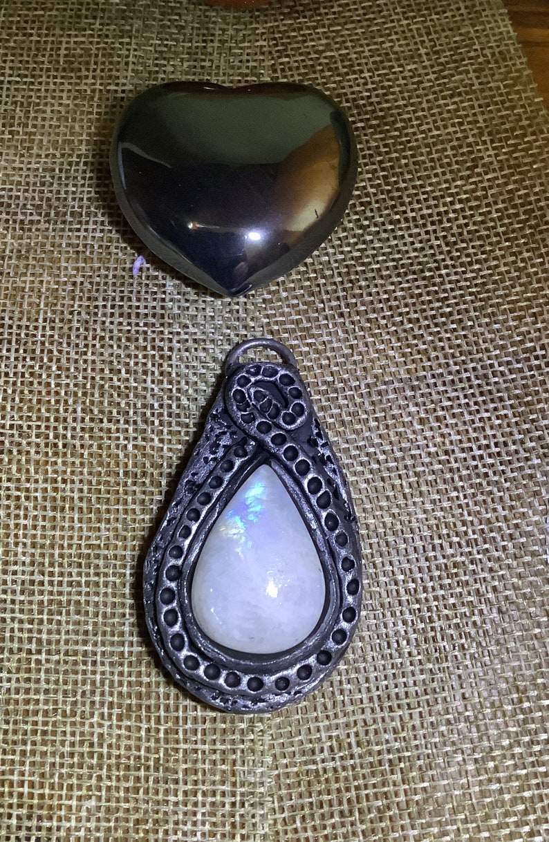 Moonstone healing pendant