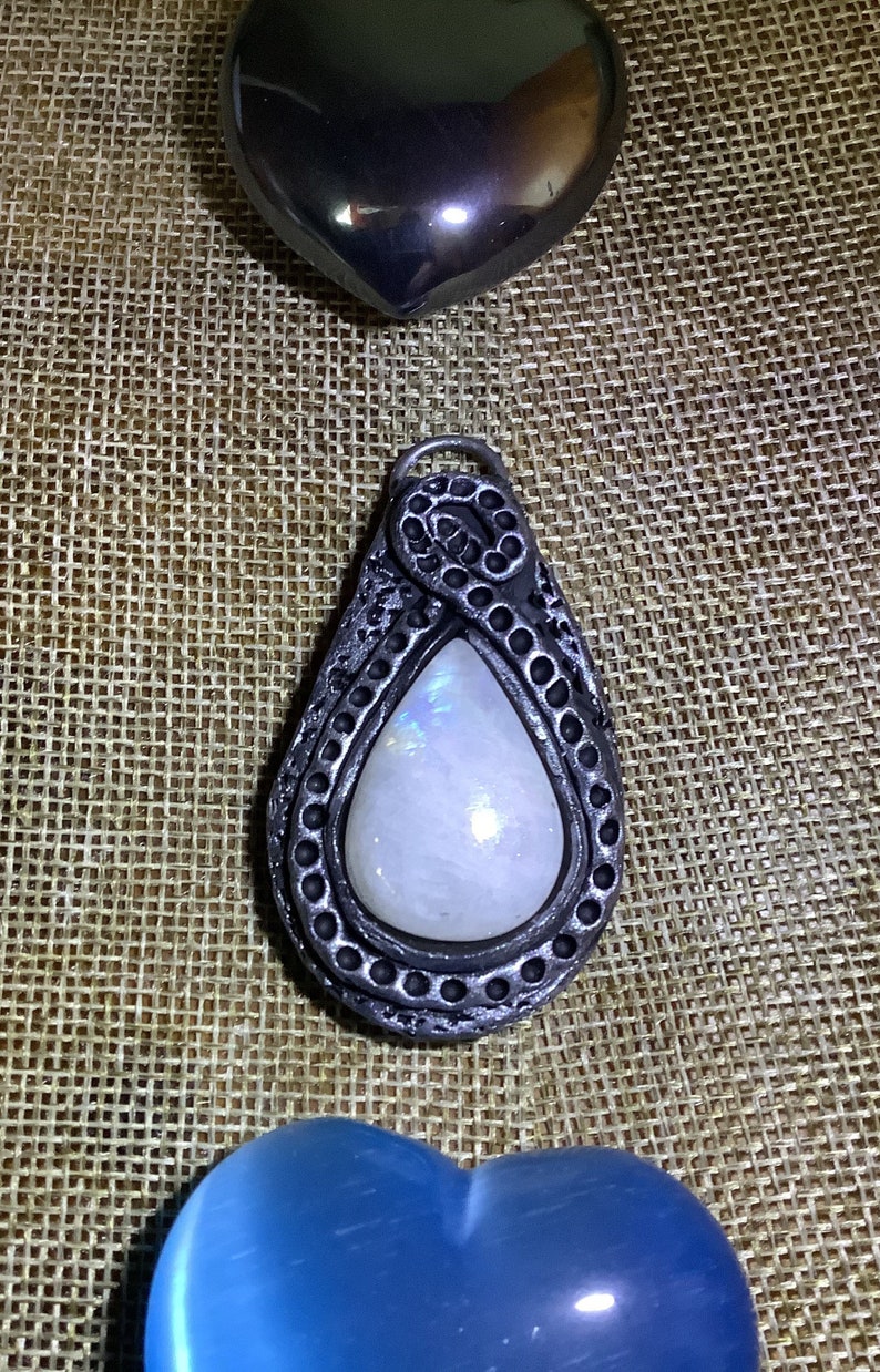 Moonstone healing pendant