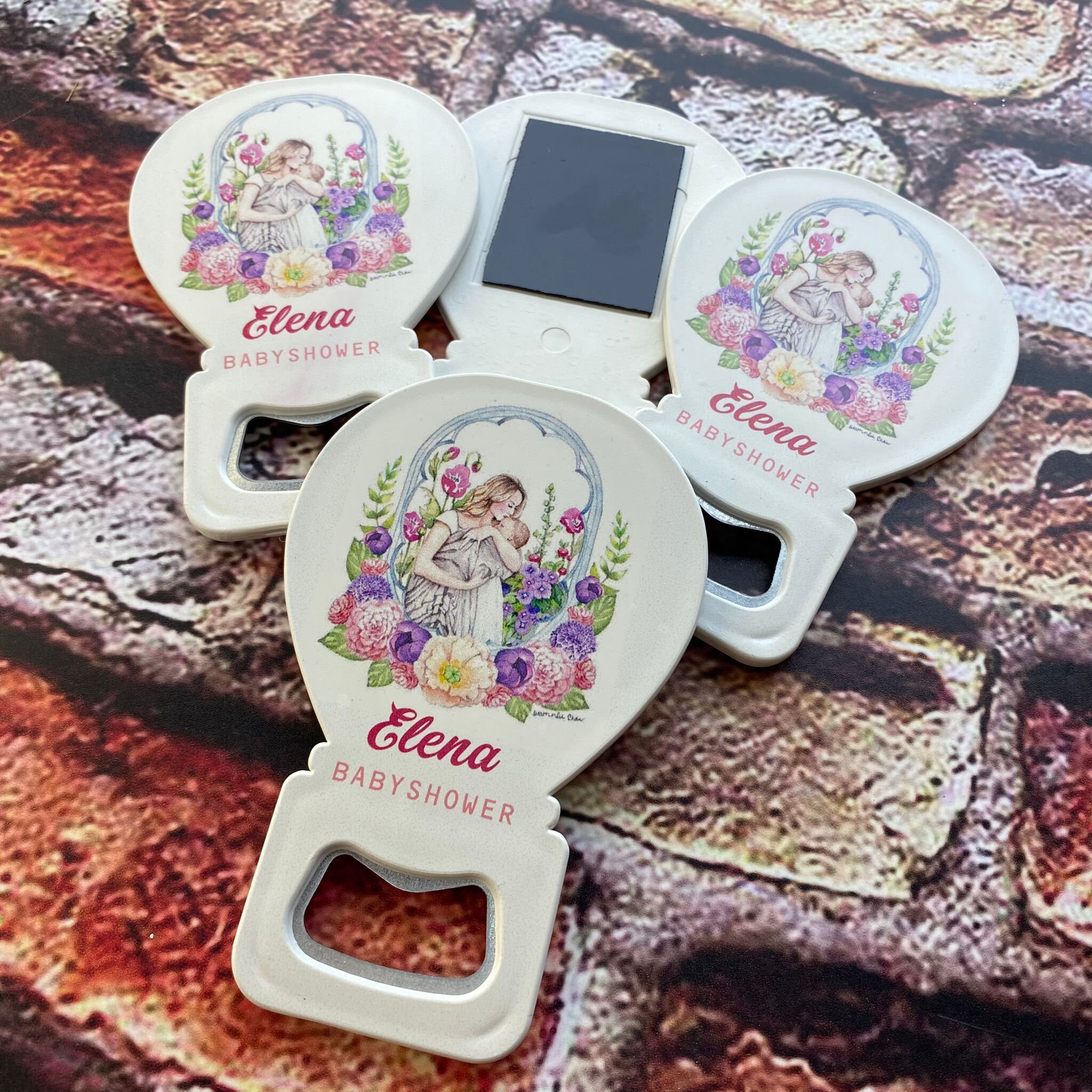 Personalized Bottle Opener & Babyshower Favors Custom Etsy