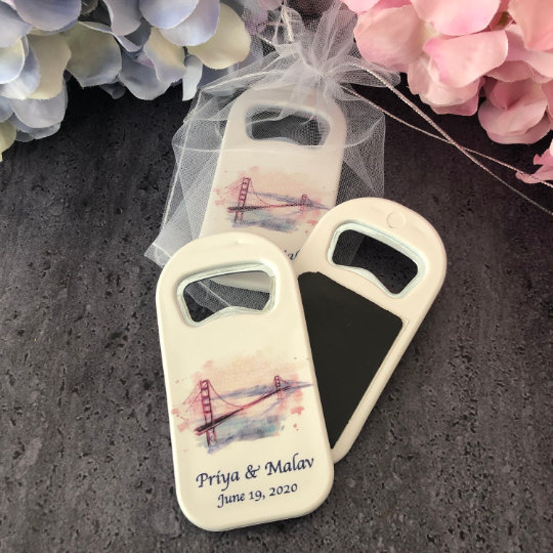 Personalized Wedding Bottle Opener & Wedding Favors Etsy