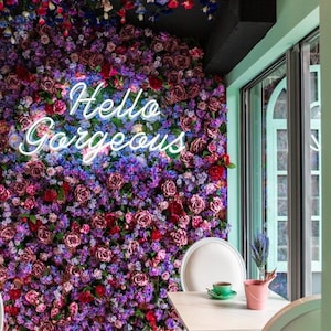 Placa de neon personalizada, citação inspiradora, placa de neon para quarto, placa de neon de LED, decoração de parede para quarto, decorações de neon, presente personalizado com luz neon