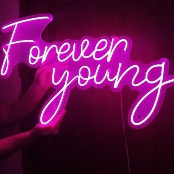 Letrero de neón LED personalizado: Frase personalizada, decoración de pared