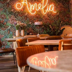 Neón personalizado, luz LED para decoración del hogar, letrero de neón con animales, luz nocturna de neón para fiestas, luces nocturnas para dormitorios infantiles, letreros para amantes de las mascotas.