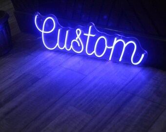 Custom LED Neon Sign: Personalized Name, Wedding Decor