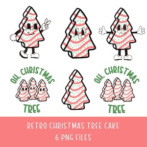 Christbaumkuchen , Retro Christbaumkuchen , Weihnachtsbaumkuchen png, Retro, Vintage, Retro Vibe Weihnachten, Christbaumkuchen Clip Art
