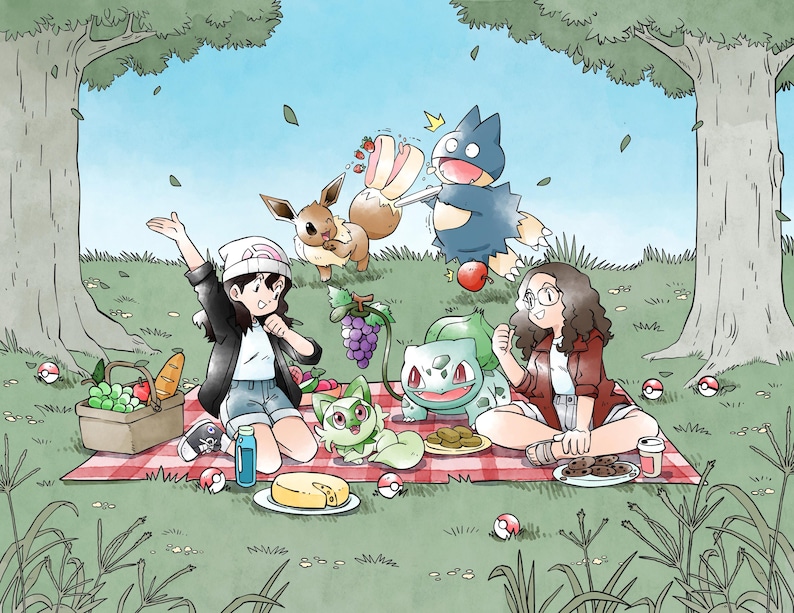 Custom Pokémon Portrait • Retro Game Boy Style • Digital Download • Family Avatar Commission • Nostalgic Pokémon Art image 13