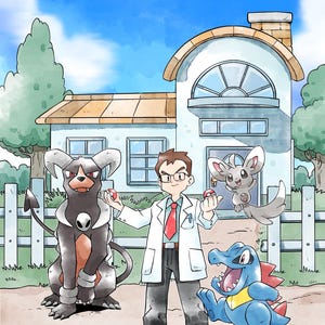 Custom Pokémon Portrait • Retro Game Boy Style • Digital Download • Family Avatar Commission • Nostalgic Pokémon Art image 5