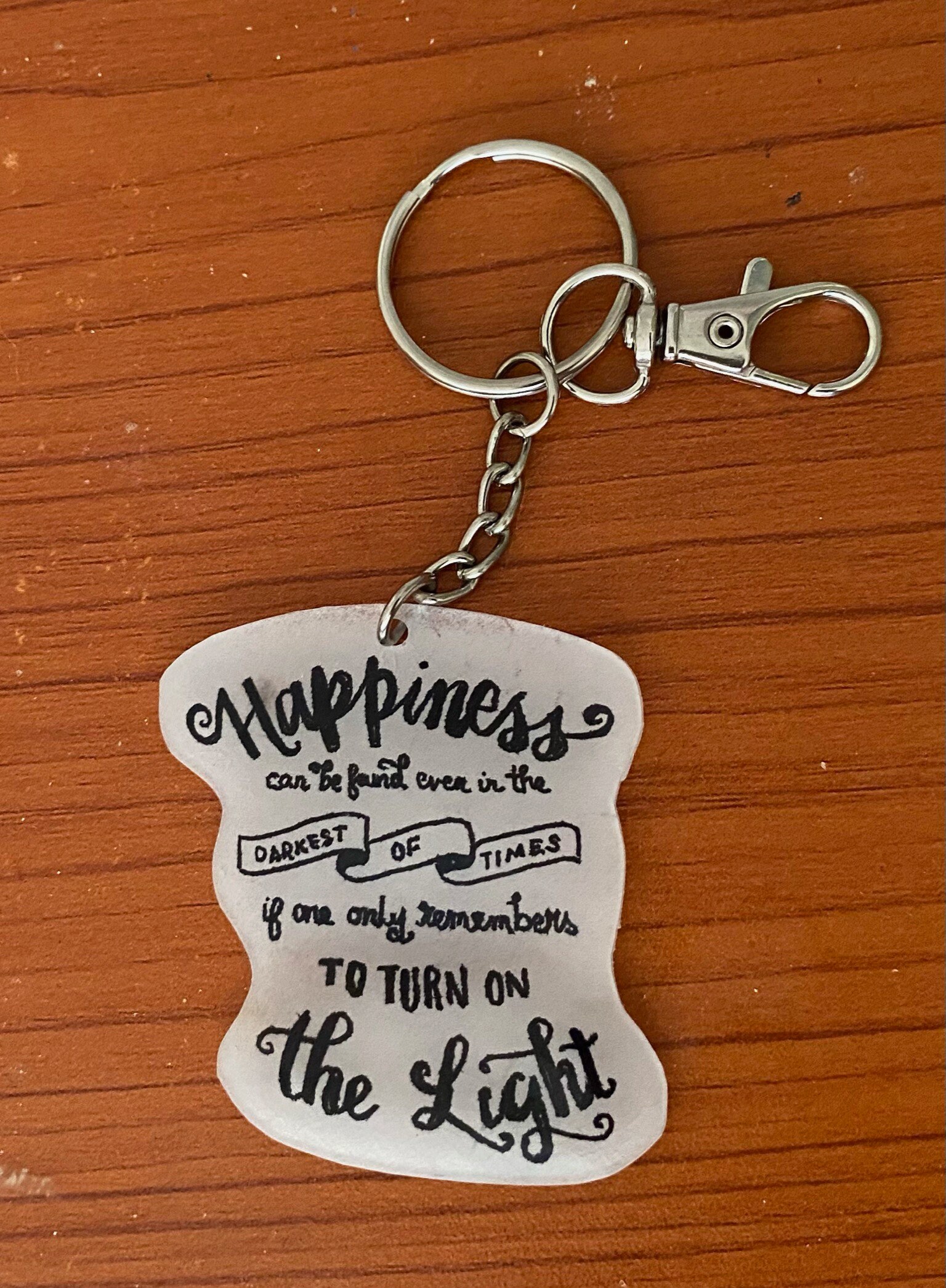 CUSTOMISABLE QUOTES acrylic keychains/keyrings Etsy