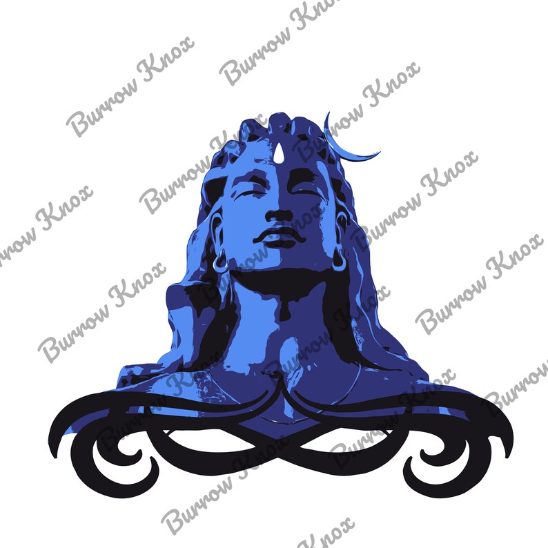 Adiyogi Vector Art PSD - Etsy
