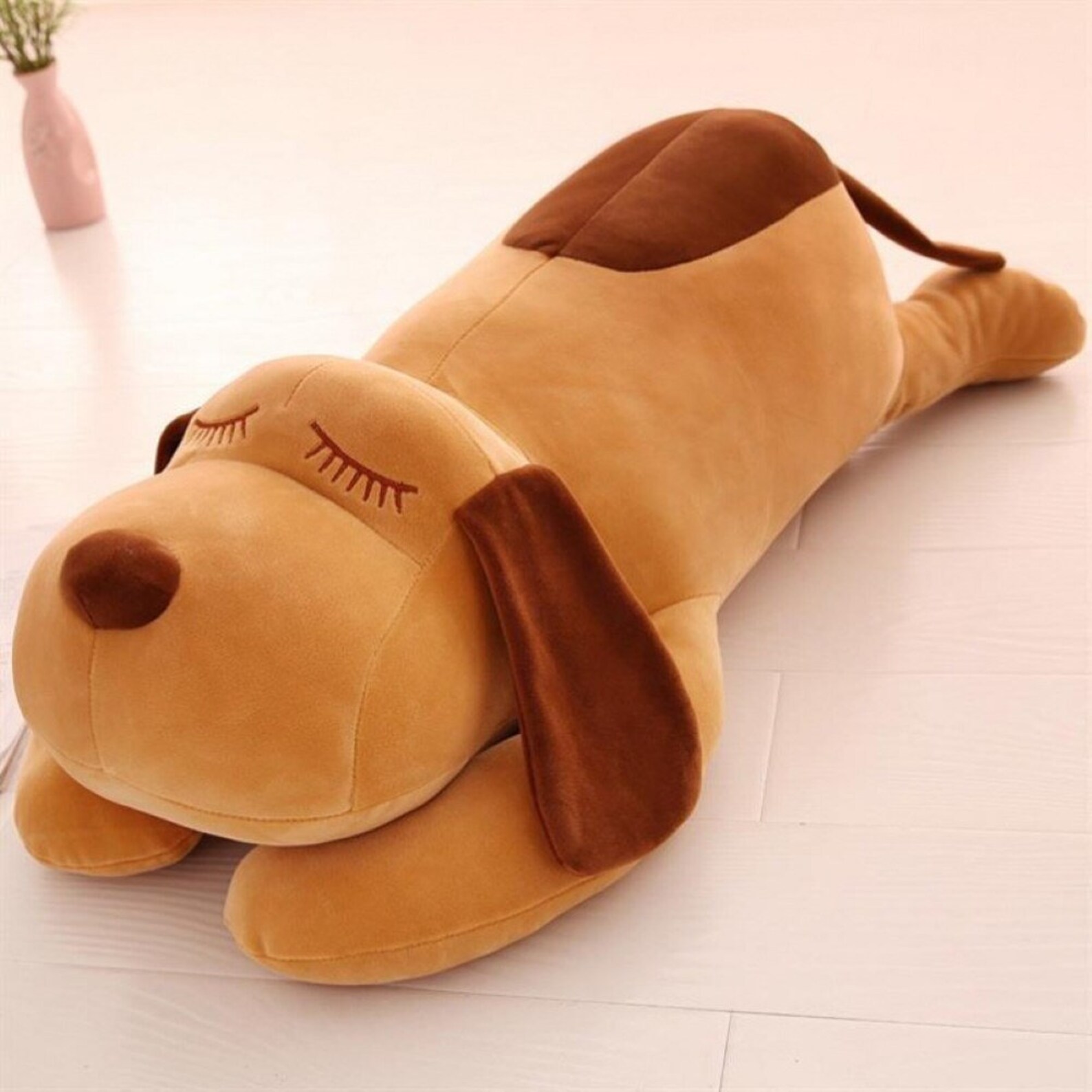 Cute Sleeping Dog Plush Huggable and soft Animal Pet Dog Etsy