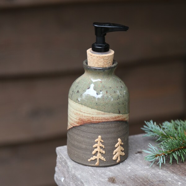 Pottery Soap Dispensers Etsy