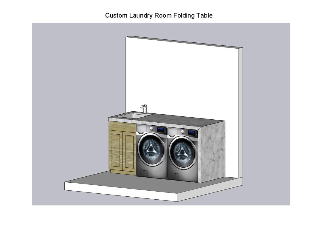 Custom Laundry Room Folding Table Etsy