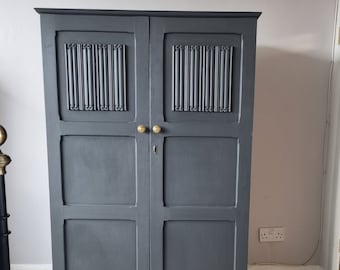 SOLD*** Vintage Restored Armoire, Wardrobe, Pantry, Linen Cupboard, Kitchen Larder