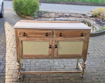 Antique Kitchen Bathroom vanity unit/cabinet/storage restored