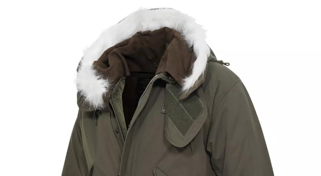 Fishtail Parka Original Field M65 Jacket Padded Hooded Army Coat