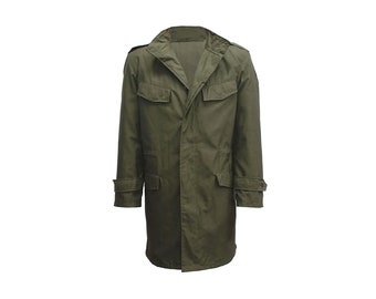 Army Jacket Original Military Trench Coat Belgian Surplus