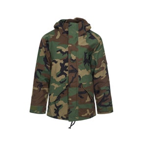 American Vintage NUEVA chaqueta parka de camuflaje Field NYCO impermeable