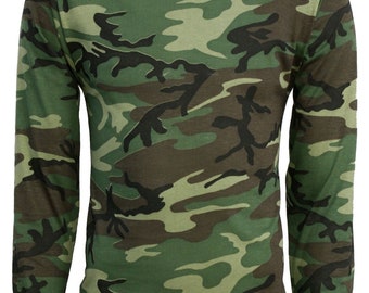 Army Shirt US Style Combat Tactical Military Long Sleeve T Sweatshirt