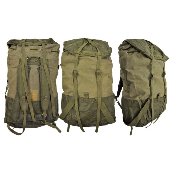 Vintage Militaria French Rucksack Army Bag Surplus - Etsy Vintage Militaria French Rucksack Army Bag Surplus - Etsy