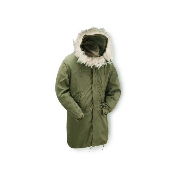 Original US Fishtail Parka Army Vintage Military Long Coat Original US Fishtail Parka Army Vintage Military Long Coat