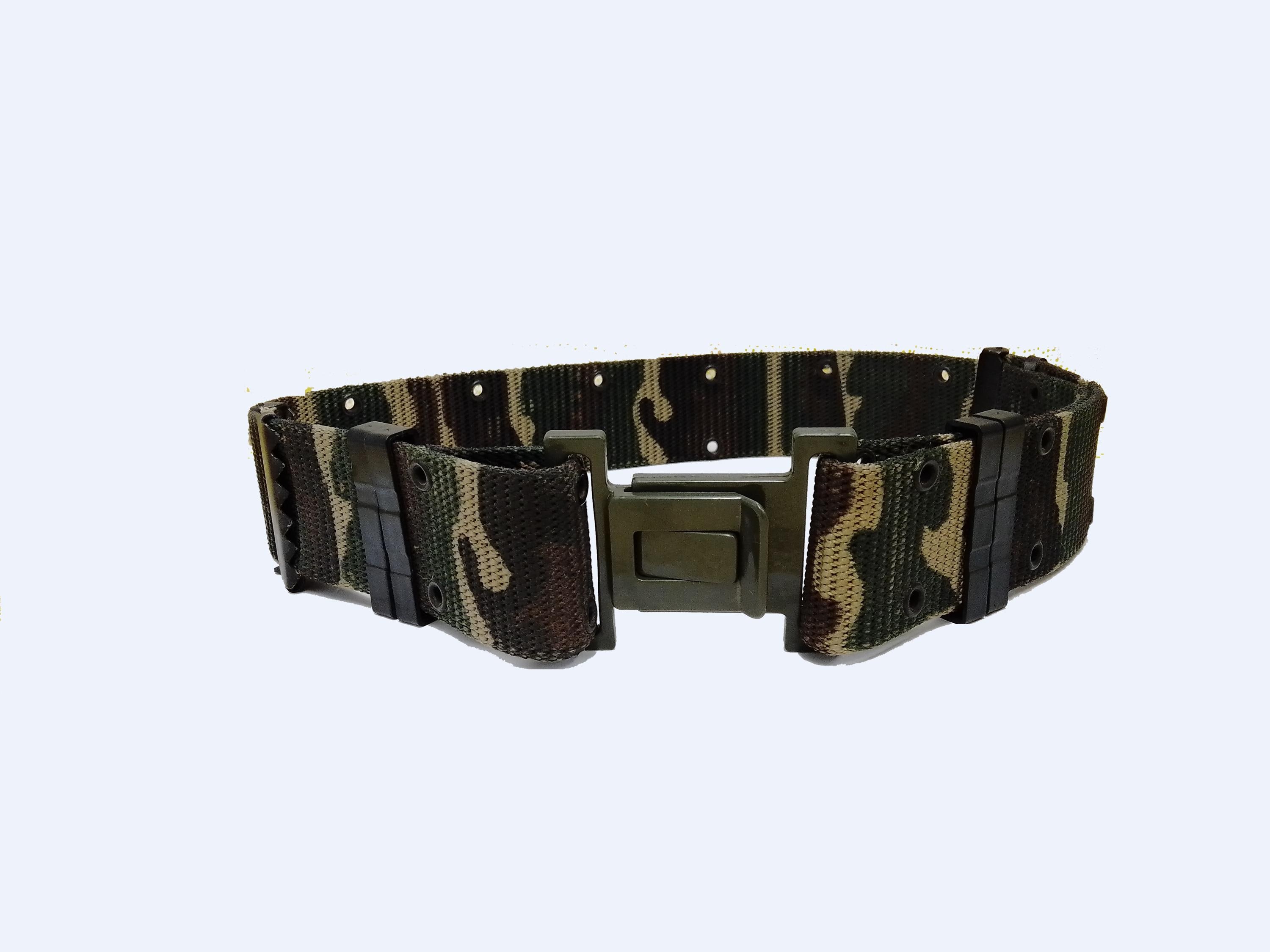Army Belt Original US Military Surplus LC 2 Equipment Field Gear Vintage Collection Heavy Duty Olive Green and Camo