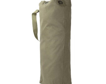 Army Kit Bag US Navy Style Duffel Olive Long Sea Sack
