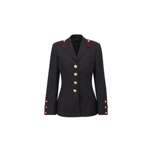 Vintage US Marine Smart Tunic Ladies Officer Fancy Dress Clothing Original Surplus Uniform Size 12