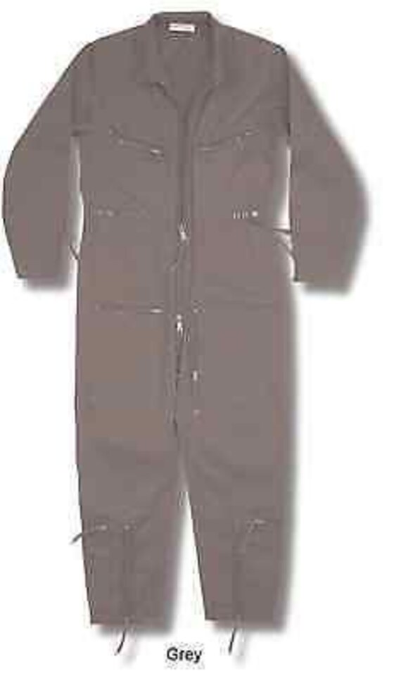 Flying Suit Jumpsuit Flight Military Pilot Air Style Coverall Zip