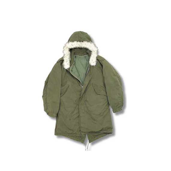 Original US Fishtail Parka Army Vintage Military Long Coat Original US Fishtail Parka Army Vintage Military Long Coat