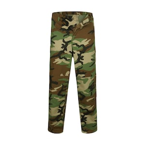 Original NEW US BDU Trouser Multicam Woodland Camouflage Army Combat Green Camo Pant Vintage Stock