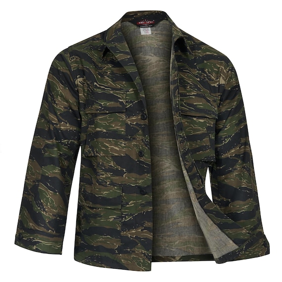 ジャケット・アウター ARMY SHIRTS Vintage Army Shirt US BDU Combat Jacket Original Tiger
