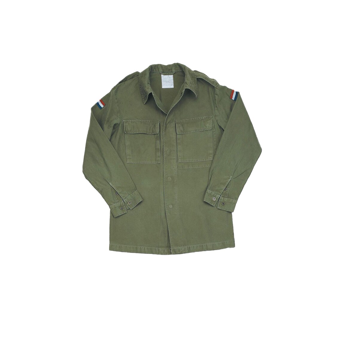 Original Army Surplus Vintage Issued Dutch Shirt Grade 1 Military