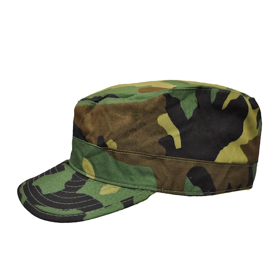 US.Army camouflage HAT ☆未使用 Army OCP Boonie Hat with Custom Name Tape and Rank Sewn On